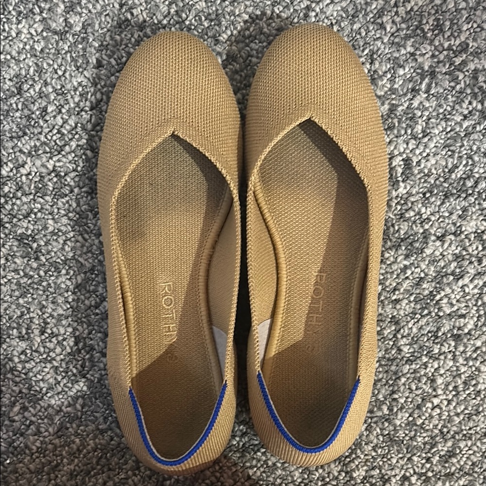 Rothy's Tan Minimalist Flats